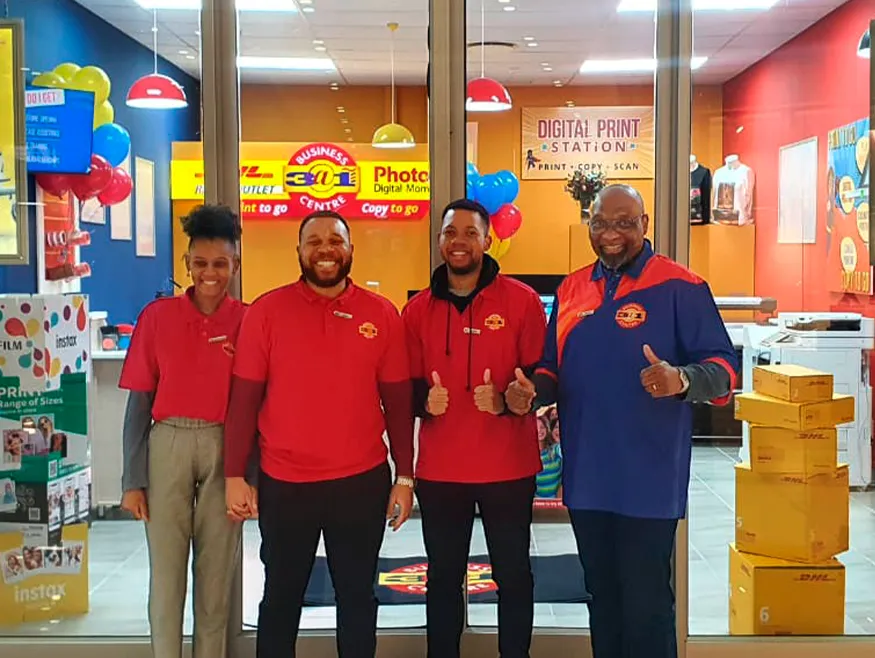 Happy 3@1 Business Centre franchisee at their store