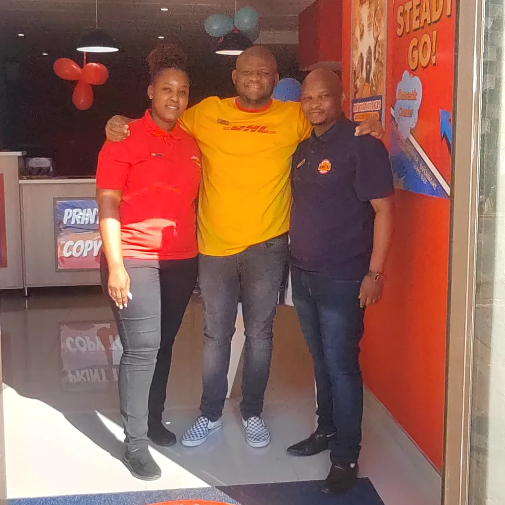 Happy 3@1 Business Centre franchisee at their store