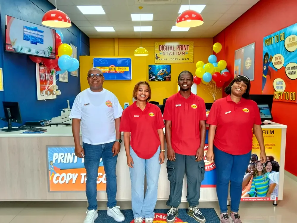 Happy 3@1 Business Centre franchisee at their store