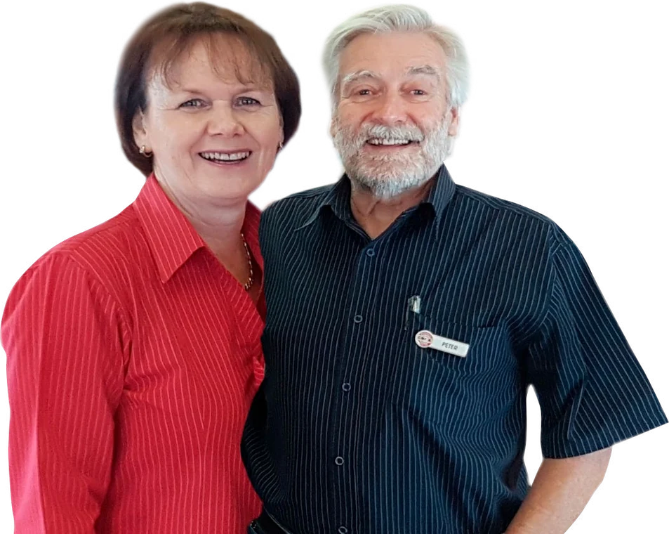 Tania and Peter Edwards outside their 3@1 Business Centre in Fourways